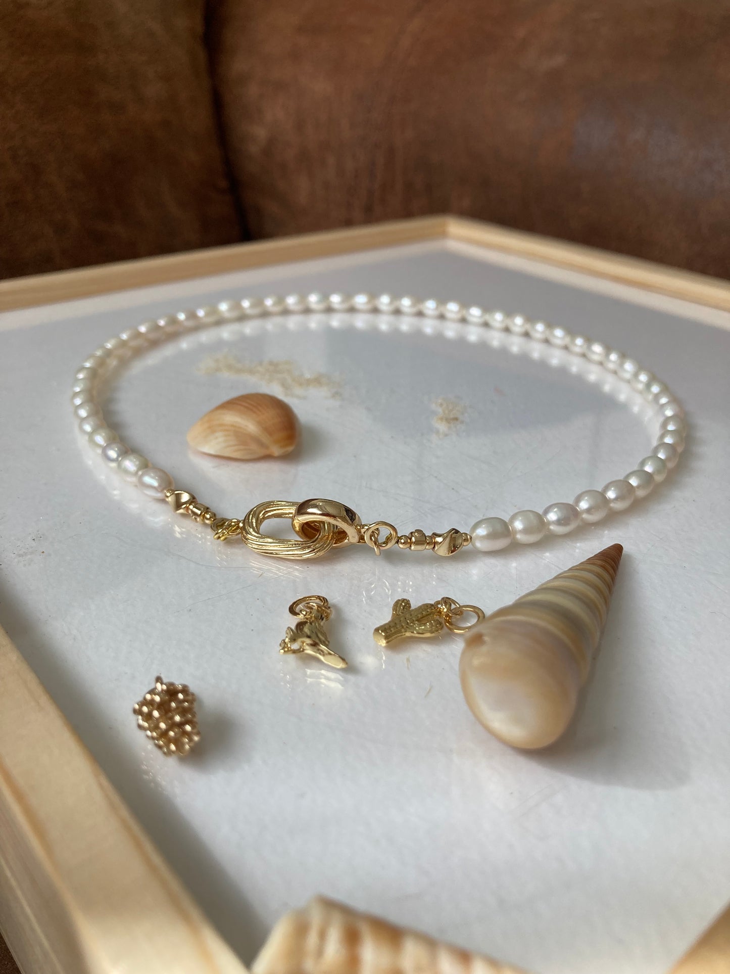 Modern Design Fine Freshwater Pearl Choker Necklace