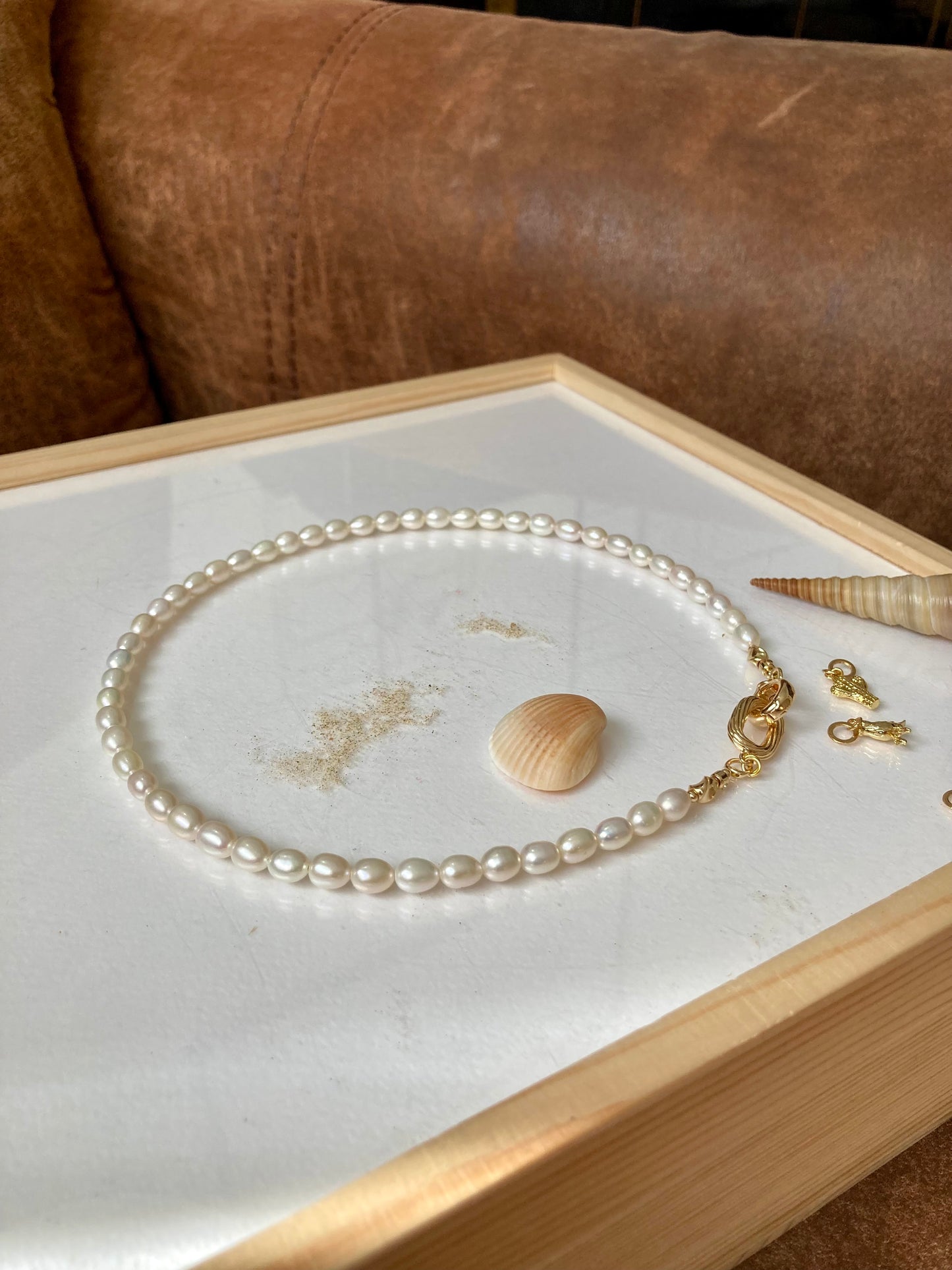 Modern Design Fine Freshwater Pearl Choker Necklace