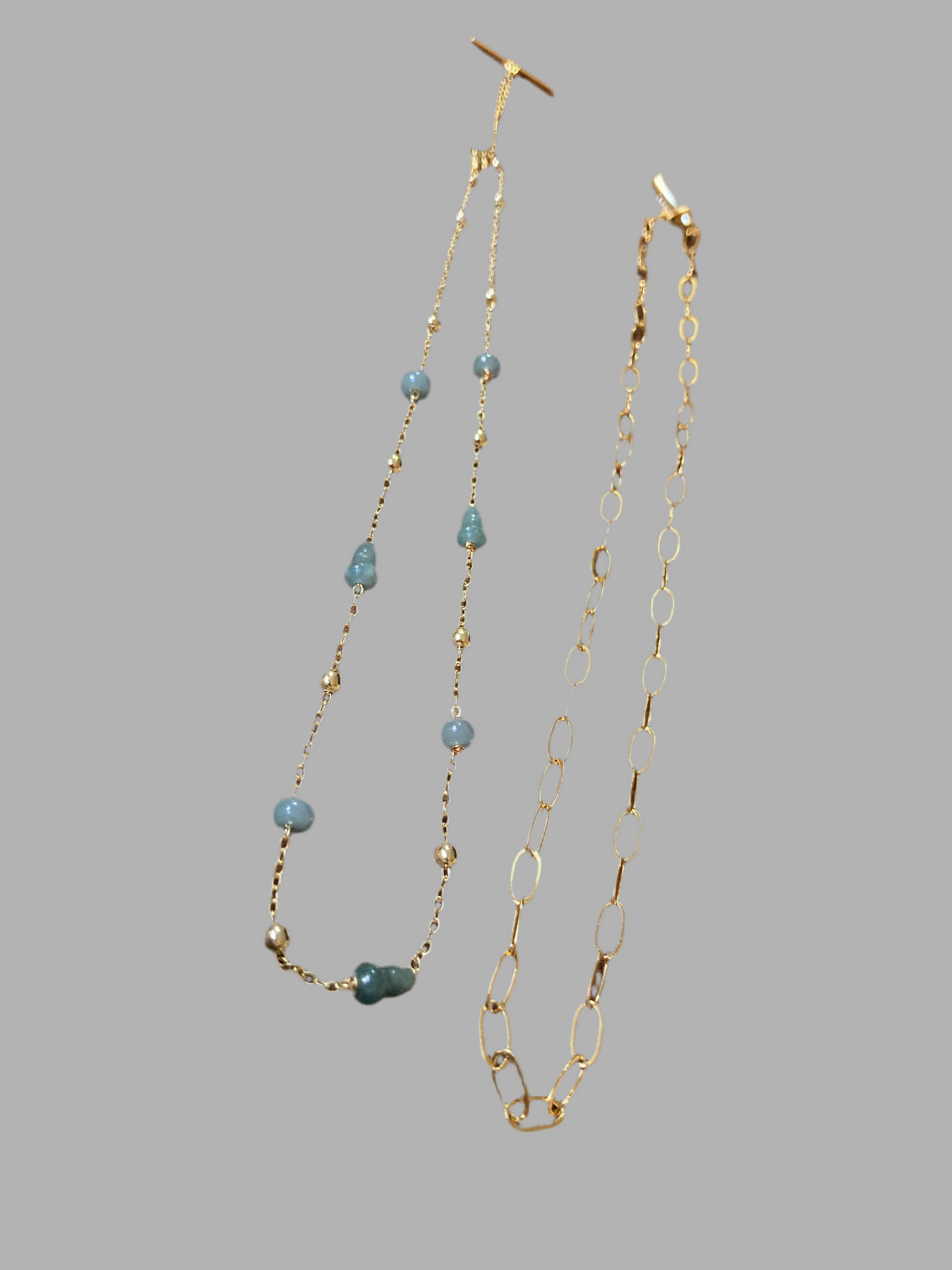 Lillian • Interchangeable 8+ways to style Beads Choker/Long necklace /Badge Chain