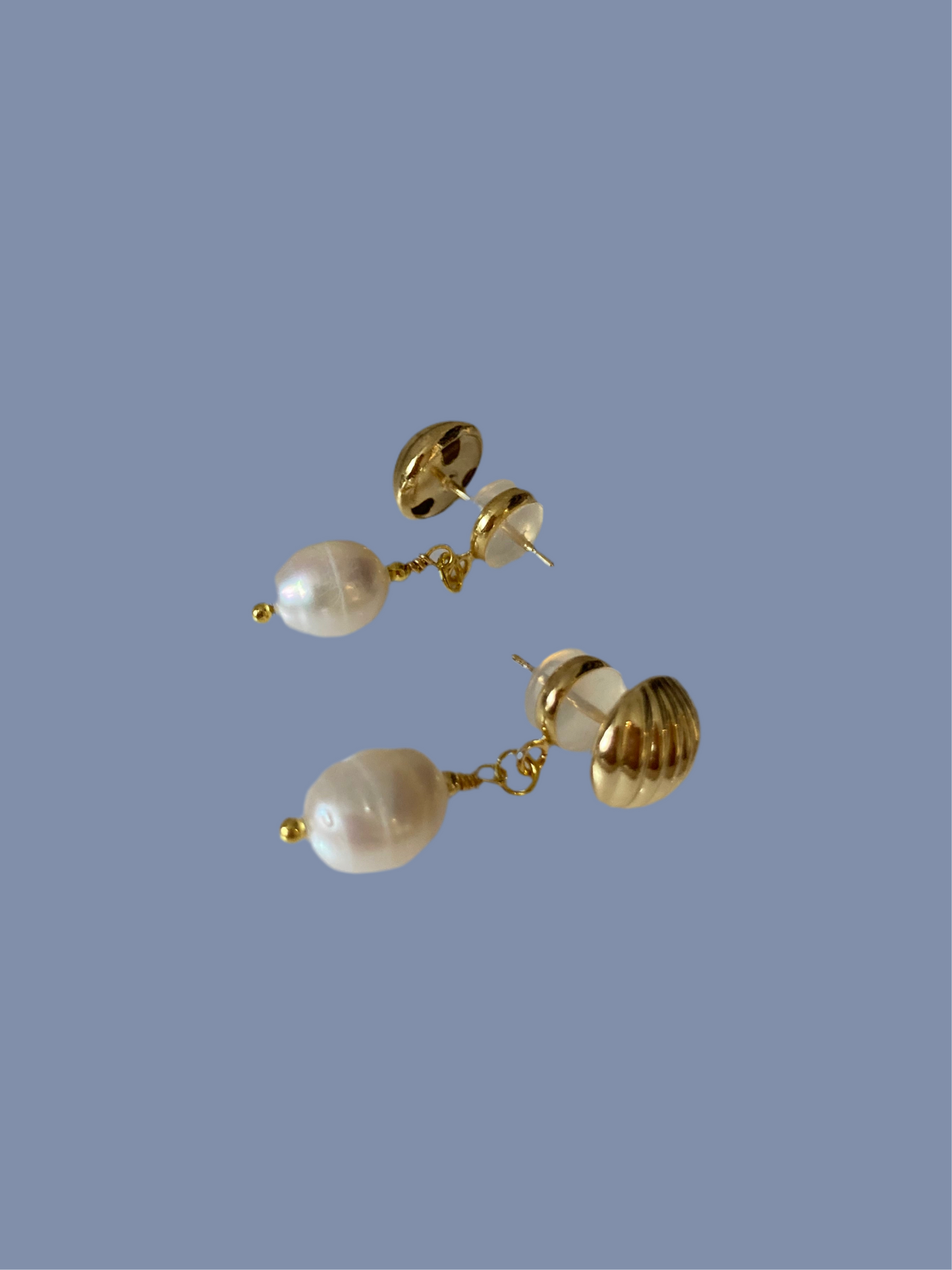 Ida• 3-way to style Interchangeable Freshwater Pearl Drop Earrings