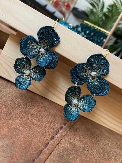 Deanna • Statement 8+Ways to Style Freshwater Pearl Floral Earrings