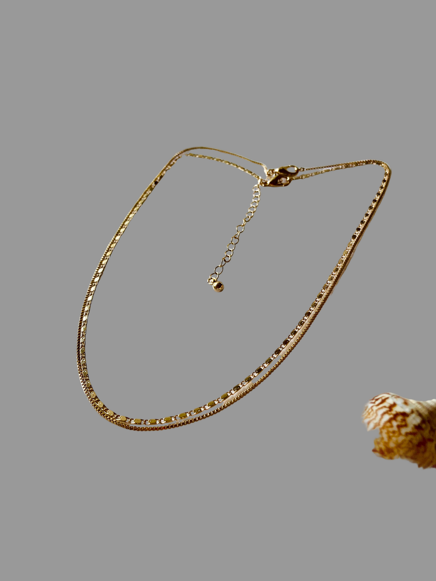 Chic Mix & Match Double Chain Choker Necklace Set