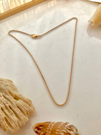 Chic Unisex Box Chain Choker Necklace