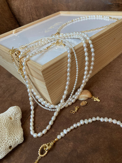 Modern Design Premium Freshwater Pearl Choker Necklace