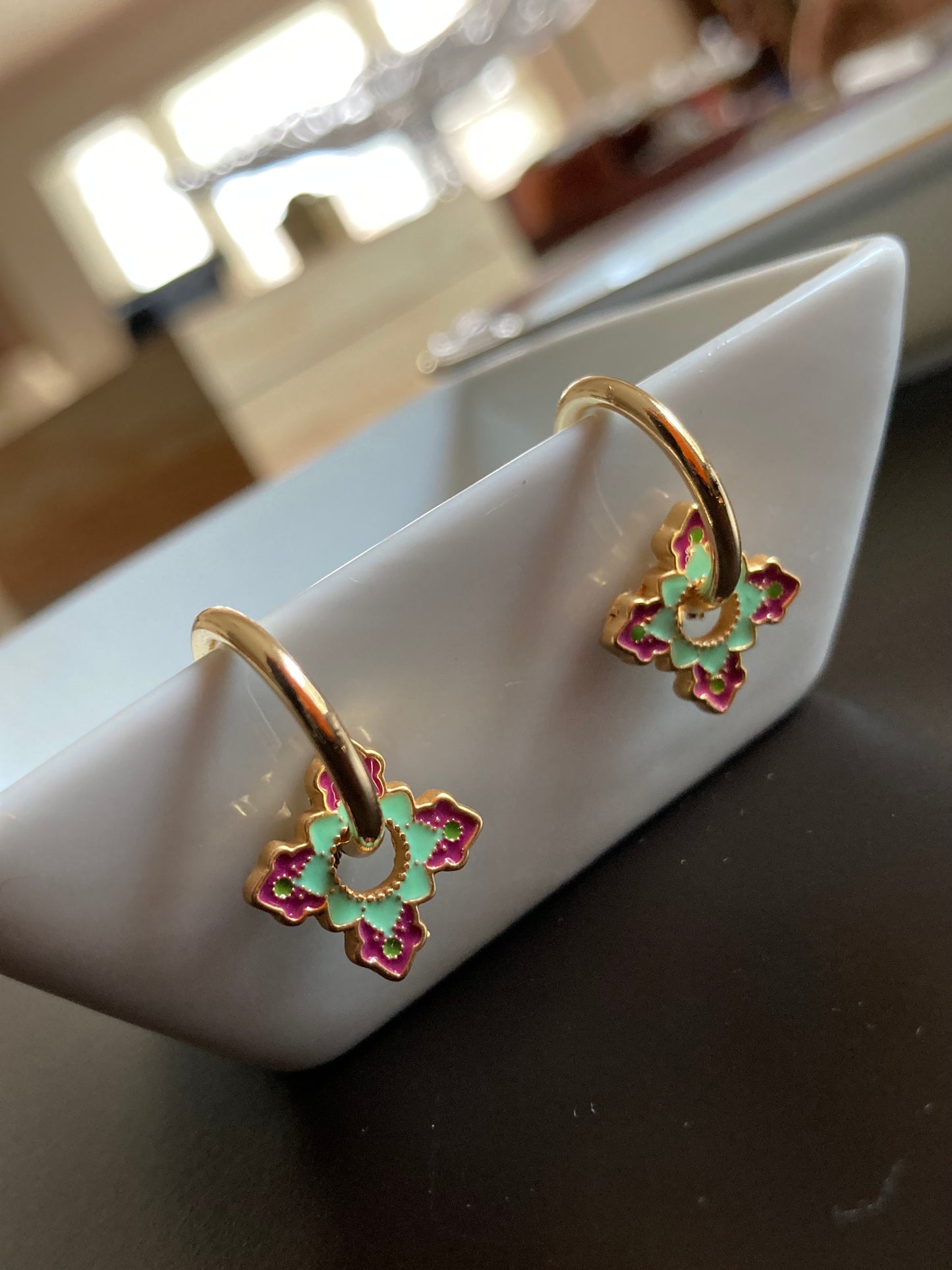 Fun Interchangeable Chic Charm Earrings