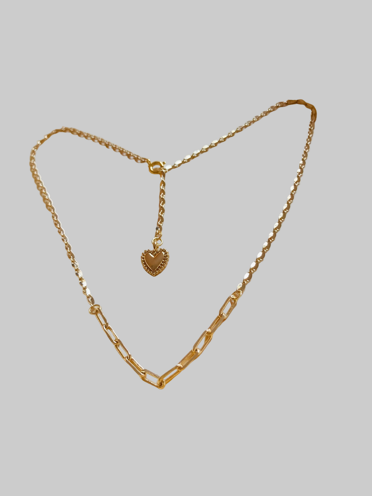 Chic Mix & Match Golden Chain Choker Necklace Set