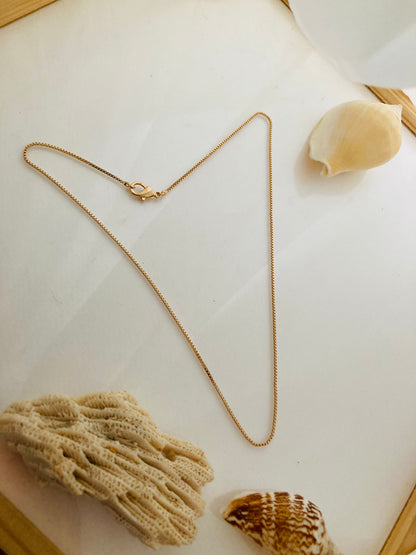 Chic Unisex Box Chain Choker Necklace