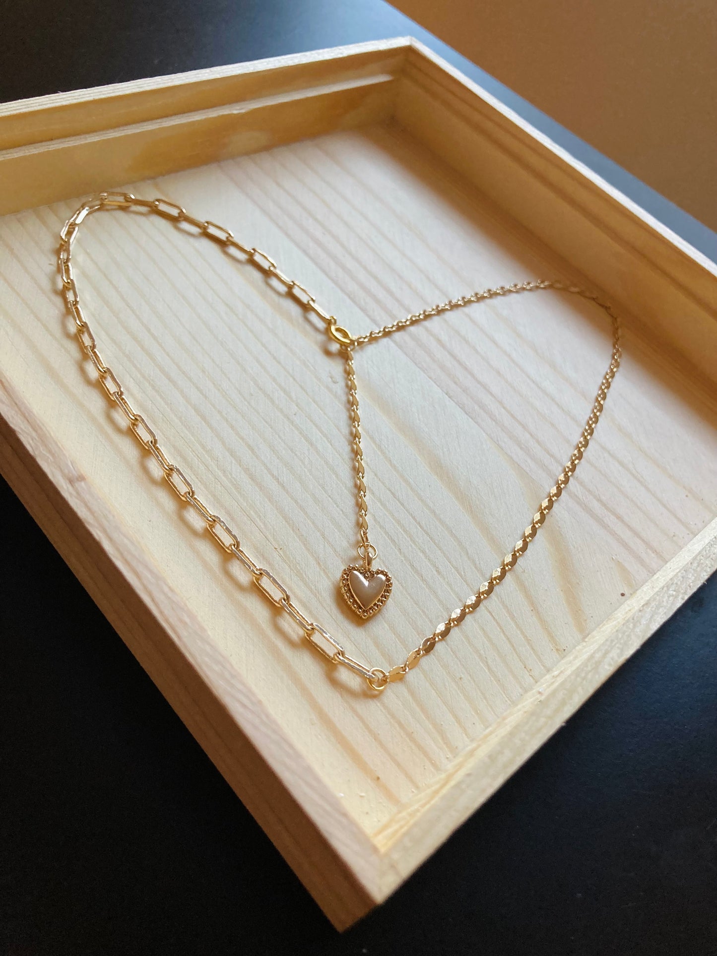 Chic Mix & Match Golden Chain Choker Necklace Set