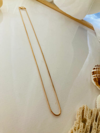 Chic Unisex Box Chain Choker Necklace