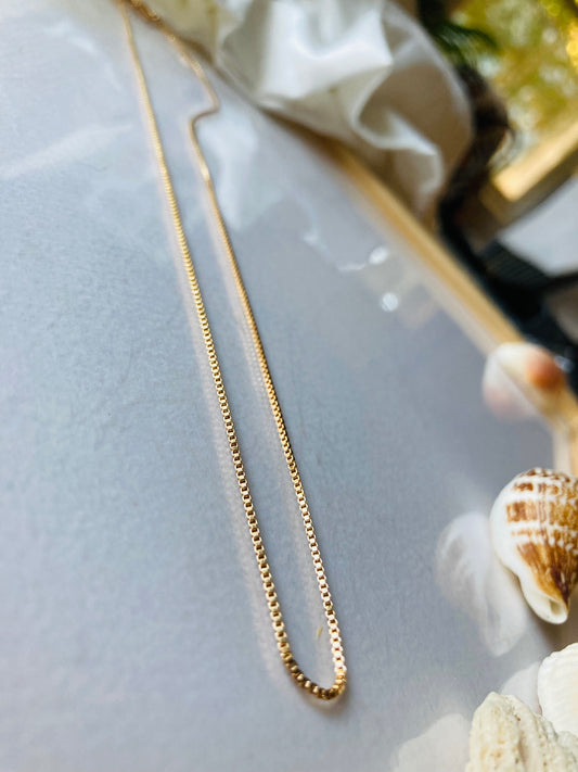 Chic Unisex Box Chain Choker Necklace