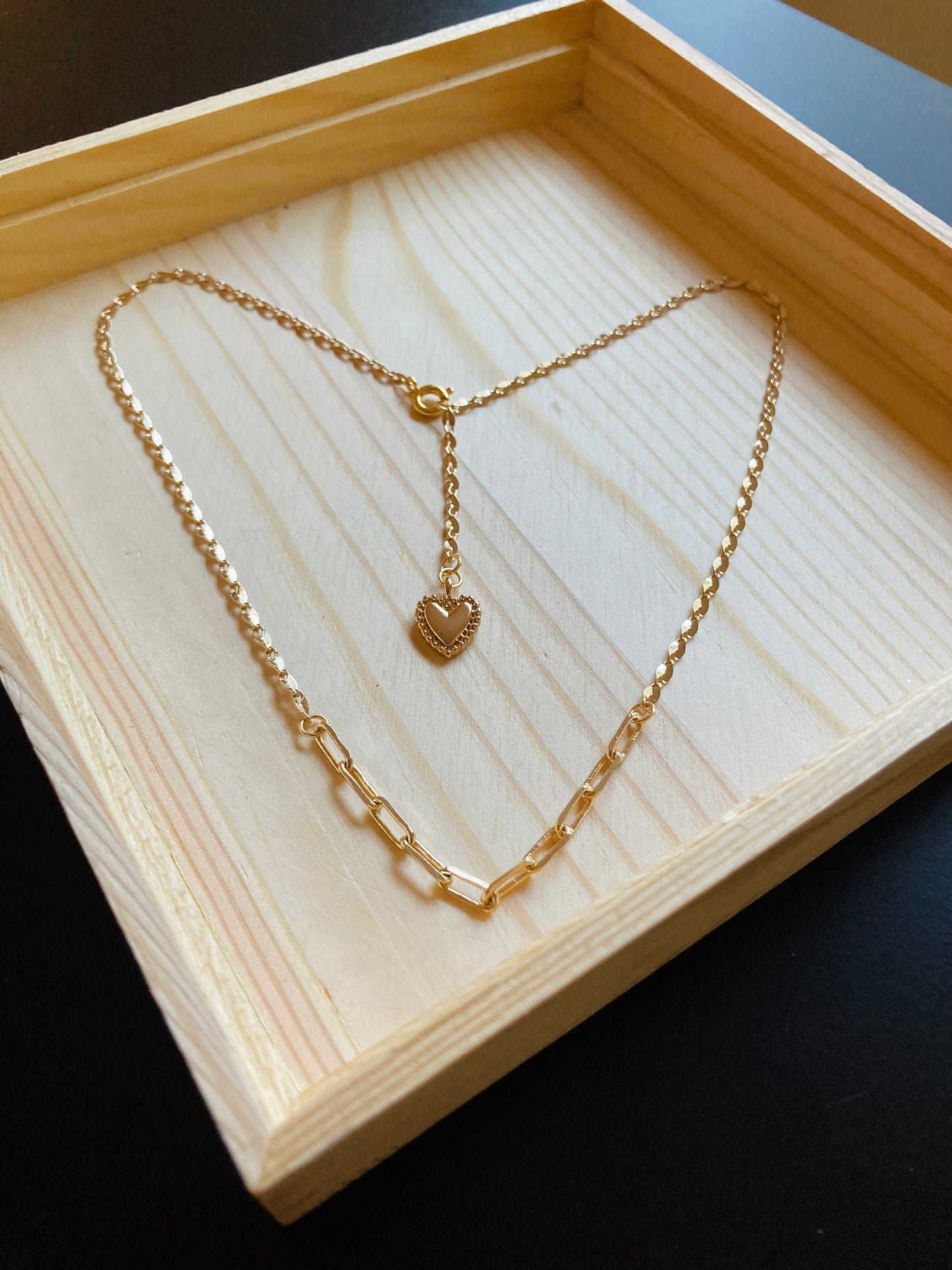 Chic Mix & Match Golden Chain Choker Necklace Set