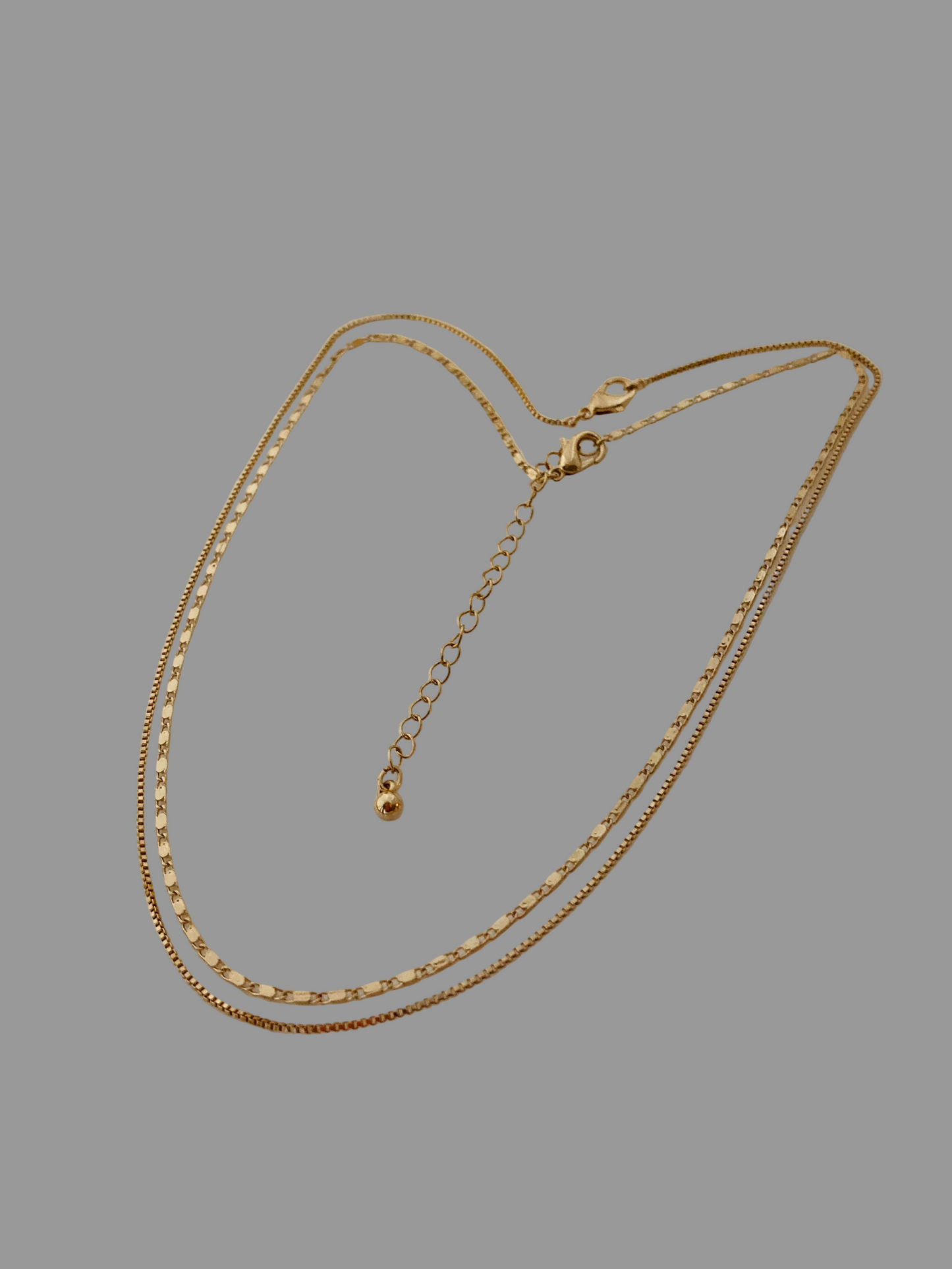 Chic Mix & Match Double Chain Choker Necklace Set