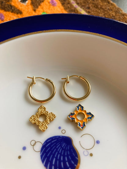 Fun Interchangeable Chic Charm Earrings