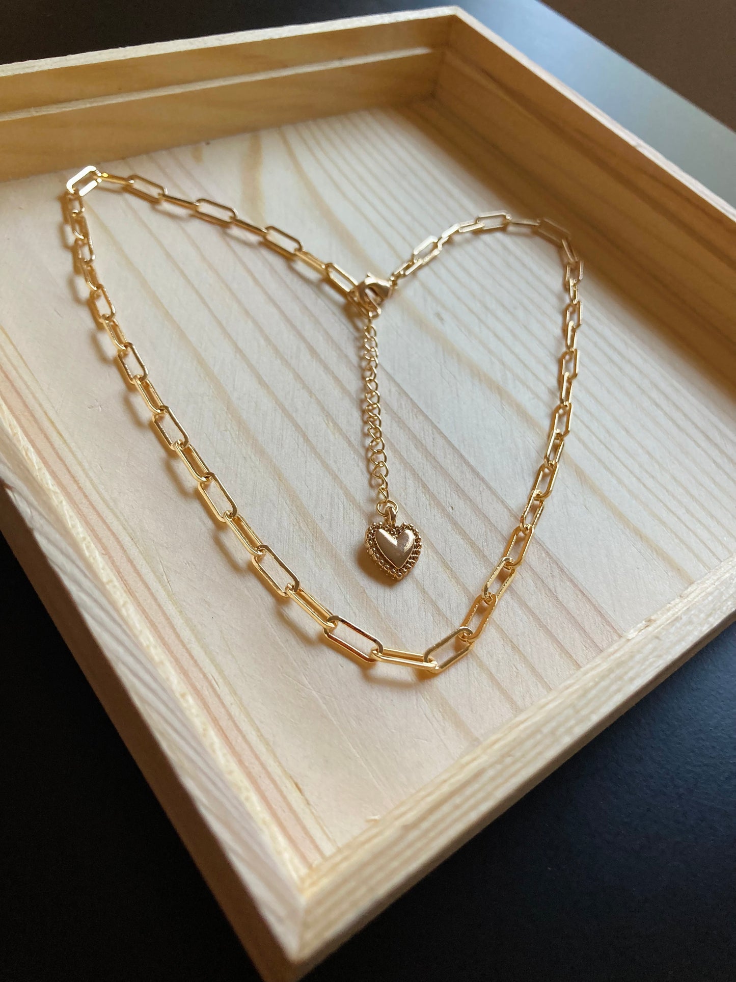 Chic Mix & Match Golden Chain Choker Necklace Set