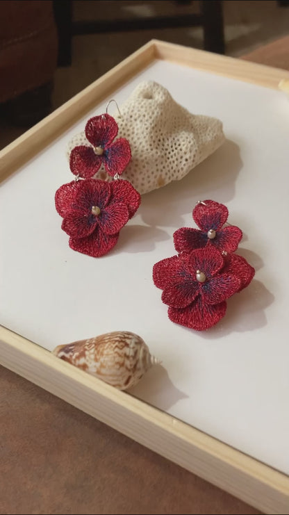 Deanna • Statement 8+Ways to Style Freshwater Pearl Floral Earrings