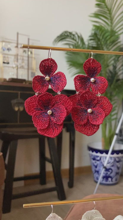 Deanna • Statement 8+Ways to Style Freshwater Pearl Floral Earrings