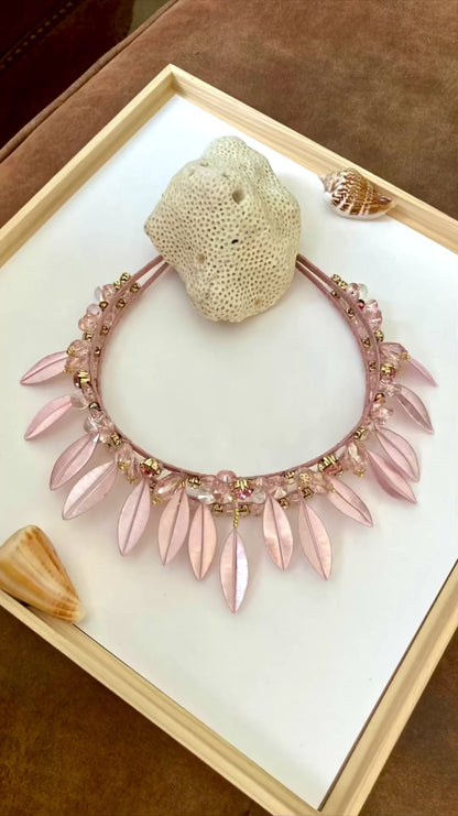 Unique Design Crown & Choker 2-IN-1
