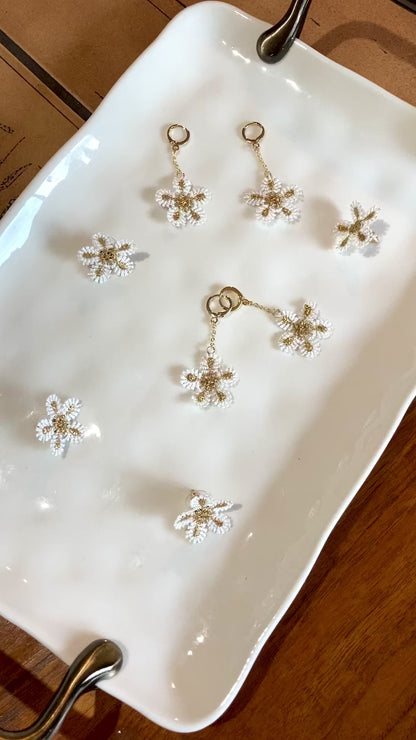 Elegant Snowflake Earrings & Studs