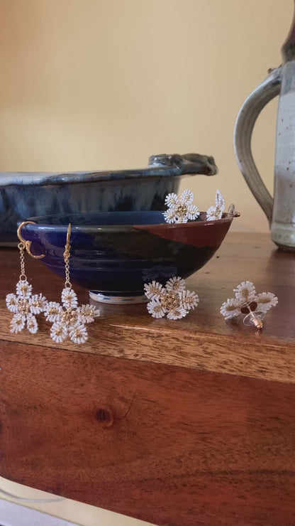 Elegant Snowflake Earrings & Studs