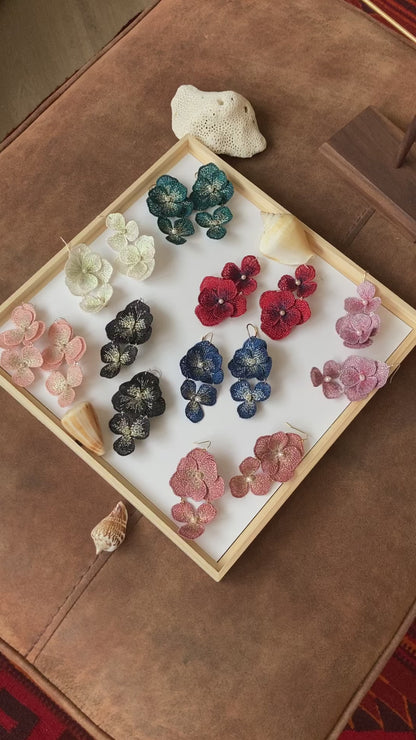 Natanella • Statement 8+Ways to Style Freshwater Pearl Floral Earrings